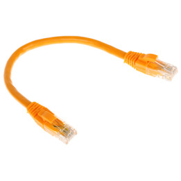 RJ45/6/0.2-ORANGE Cable de conexión Ethernet Cat6 0,2 m Naranja