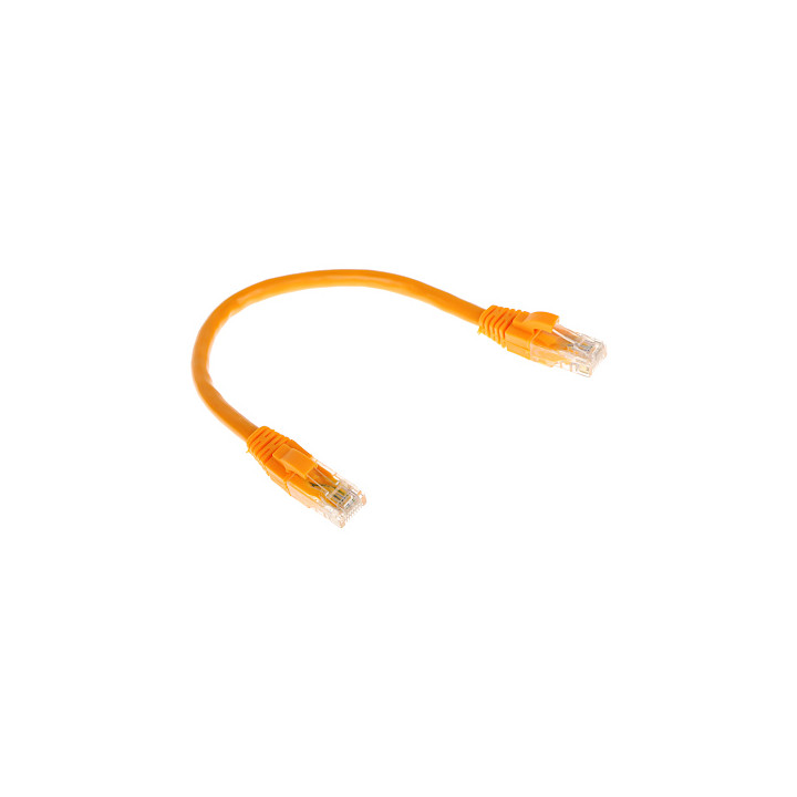 RJ45/6/0.2-ORANGE Cable de conexión Ethernet Cat6 0,2 m Naranja