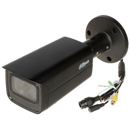 DAHUA IPC-HFW5541T-ASE-0280B-S3-BLACK Cámara IP tipo bala para exteriores de 5 MP, lente fija de 2,8 mm, PoE, WizMind S AI Analy