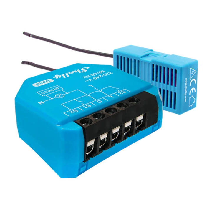 Shelly 1L Gen3 Wi-Fi 1-Channel No-Neutral Lighting Controller