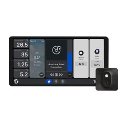 Shelly Wall Display X2 WiFi/BLU (black) + BLU H&T