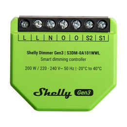 Shelly DimmerGen3 WiFi Light Controller