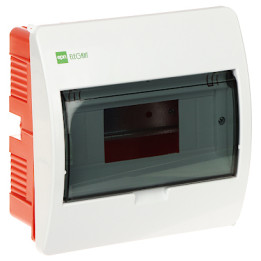 ELEGANT-1X8/PT/W/EPN Elektro-Plast 8-Module Flush-Mount Distribution Board IP40 White