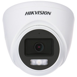 Cámara de torreta fija de audio híbrido inteligente Hikvision DS-2CE78D0T-LFS (2,8 mm) de 2 MP