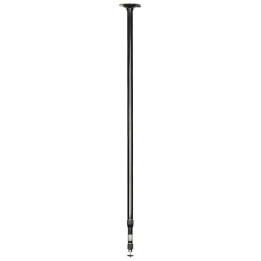 BR-100X200-B Support de plafond télescopique pour caméras de sécurité, diamètre 100 mm, hauteur 200 mm, noir