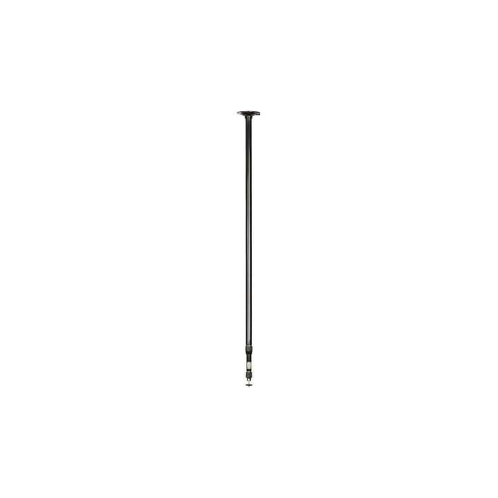 BR-100X200-B Support de plafond télescopique pour caméras de sécurité, diamètre 100 mm, hauteur 200 mm, noir