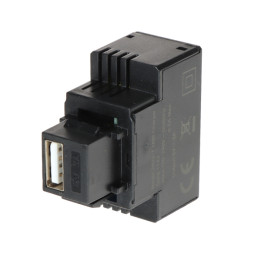 FX-USB-3A/B USB-A Keystone Jack 3A para placa de pared o panel de conexión
