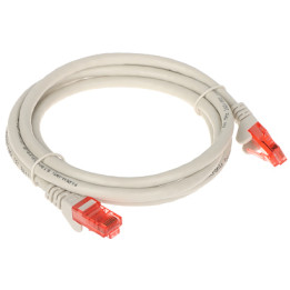 Lanberg RJ45/6/1.5-GREY Cable de Conexión RJ45 Cat6 1,5m Gris