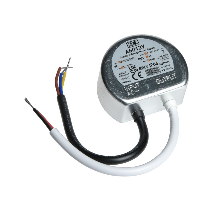 MW POWER 12V/5A-TP Power Supply Unit 12V 5A IP66