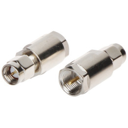 Adaptador coaxial SMA-W/FME-W Tipo F hembra a hembra 75 Ohm