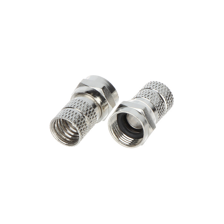 Conector coaxial tipo F con sello de goma F/7.2*P10 para cable RG59/RG6