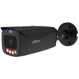 DAHUA IPC-HFW3649T1-AS-PV-0280B-PRO-BLACK 6MP WizColor TiOC PRO WizSense IP Camera, 2.8mm, PoE, Black