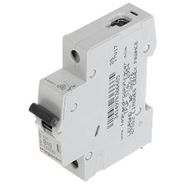 MCB RX 6000 - 1P - 230/400V - 10 A - courbe B - jeu de barres d'alimentation type broches/fourchettes