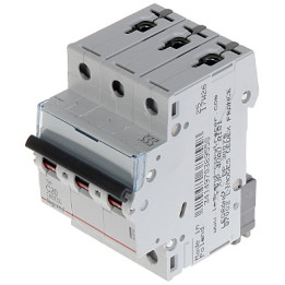 LEGRAND LE-403546 Three-Phase 20A C Curve Circuit Breaker (MCB)