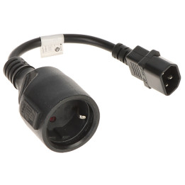 Lanberg IEC320/1XGS IEC C14 a C13 Conector adaptador de corriente
