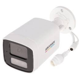 Cámara IP ColorVu para exteriores Hikvision DS-2CD1T67G2H-LIU (2,8 mm) de 6 MP con PoE, IR y luz blanca