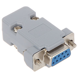Conector hembra DB9-G D-Sub de 9 pines para puerto serie RS-232