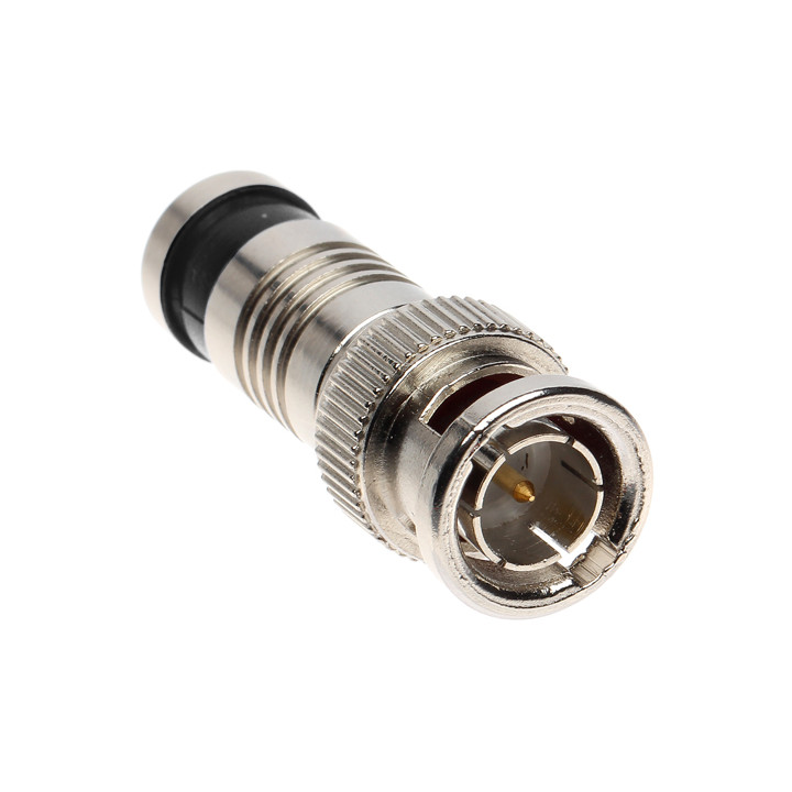 Triset113 BNC-W/4879*P10 RG6 BNC Compression Connector (10 pcs)