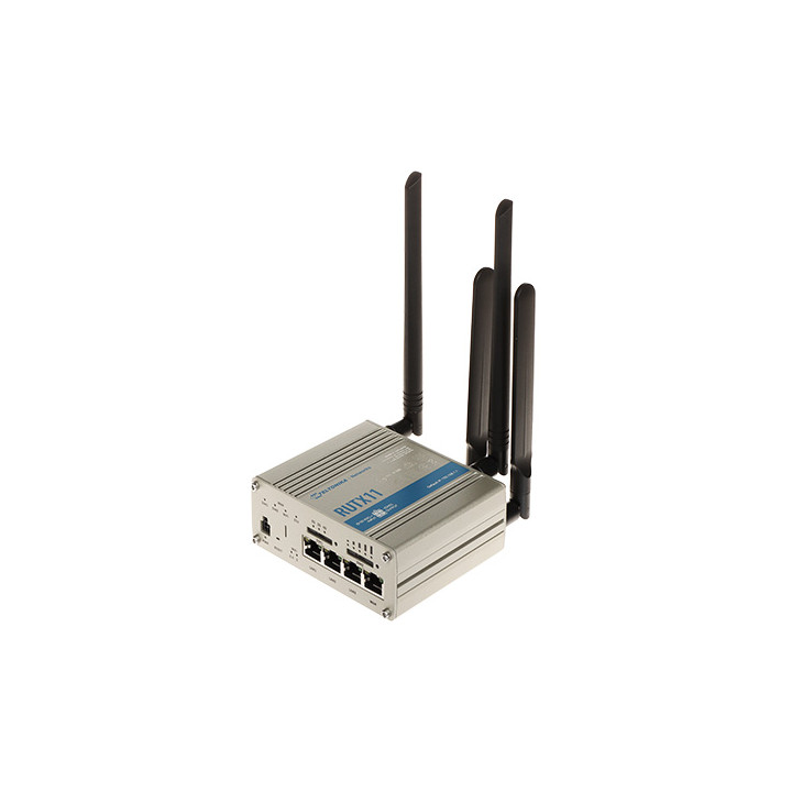 Teltonika RUTX11 4G LTE Router + Access Point Dual SIM Wi-Fi 5 AC867 Mbps Bluetooth BLE