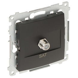 KONTAKT Simon DASF1.01/49-SIMON54 F-Type RJ45 Socket