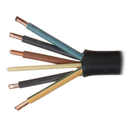 YKY-5X10.0 Cable de Alimentación 5x10mm² 10m Cobre