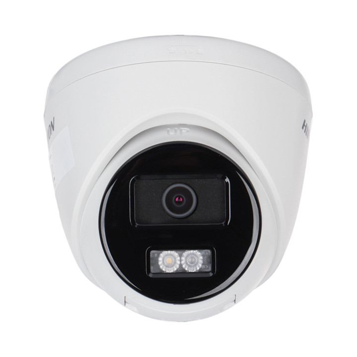 Hikvision DS-2CD1363G2-LIUF/SL(2,8MM)PL Caméra IP tourelle 6MP avec lumière hybride intelligente, PoE, objectif fixe 2,8 mm