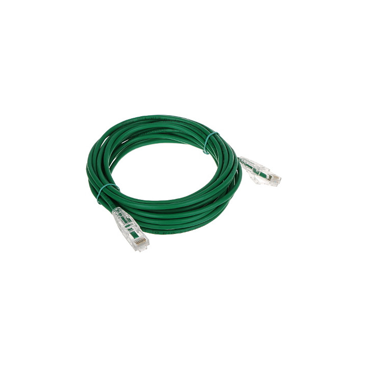 Cable de conexión RJ45/6/5.0-G-THIN Cat6 RJ45 5m Verde