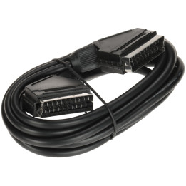 Cable Euro 21 pines 3m Macho a Macho para Radio/Audio de Coche