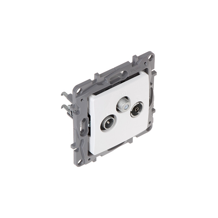 LEGRAND LE-764565 Prise TV/SAT - Gamme Niloe, Blanc