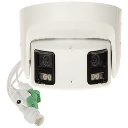 Hikvision Cámara IP DS-2CD2387G2P-LSU/SL 4mm ColorVu AcuSense 8MP micrófono altavoz sirena PoE