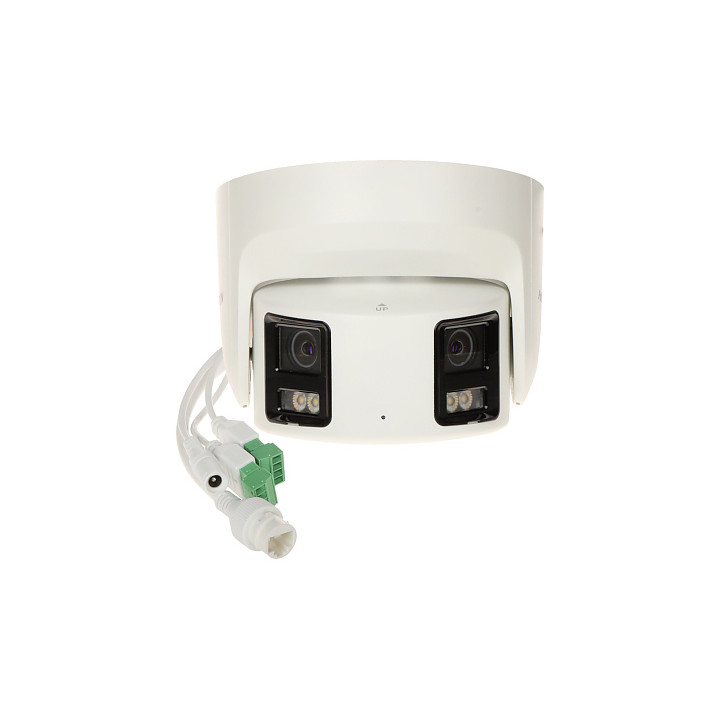 Hikvision Cámara IP DS-2CD2387G2P-LSU/SL 4mm ColorVu AcuSense 8MP micrófono altavoz sirena PoE