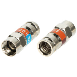 F/ZAC TRISET-302-DCA+B2CA+FCA/MSR Conector de compresión RJ45 Enchufe de engarzado macho Cat6