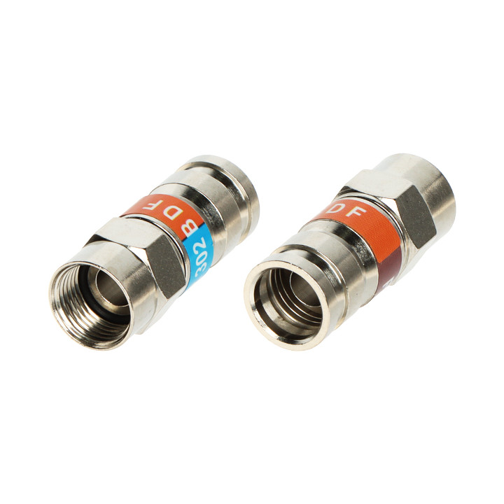F/ZAC TRISET-302-DCA+B2CA+FCA/MSR Conector de compresión RJ45 Enchufe de engarzado macho Cat6