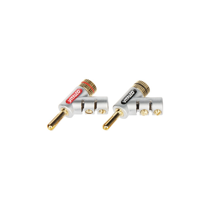 VITALCO BAN-PLUG-HQ/KAT Banana Plug Pair Red + Black