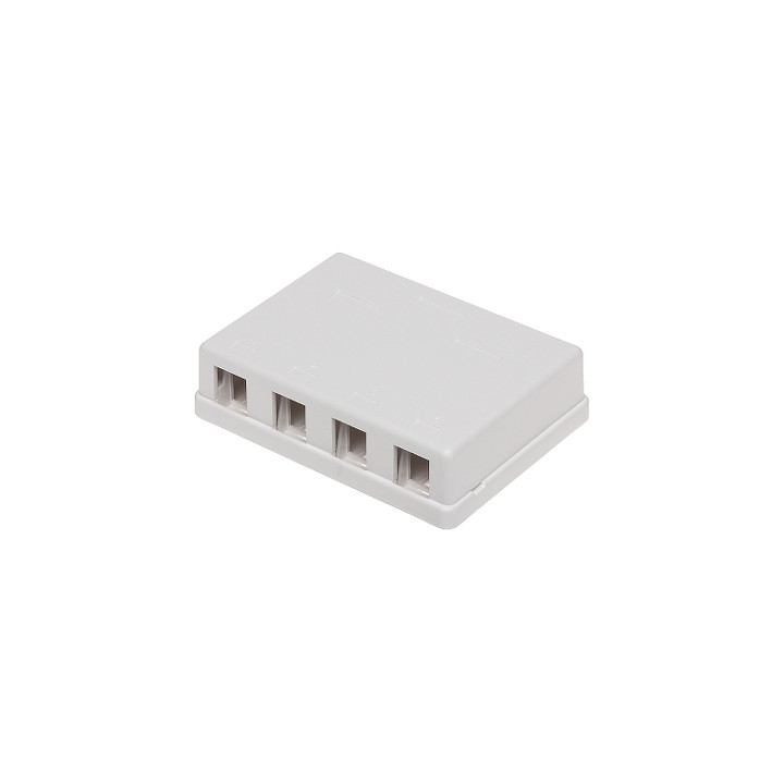 FX4-MULTI Keystone Jack RJ45 Blanco - Módulo de Red para Placas de Pared