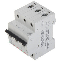 MCB RX 6000 - 3P - 400V - 16 A - Courbe B - jeu de barres d'alimentation type broches/fourches