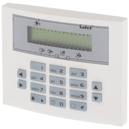 SATEL INT-KLCDS-BL Alarm System Keypad, Black