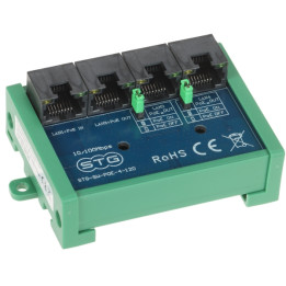 STG STG-SW-POE-4-120 4-Port PoE Switch / Extender