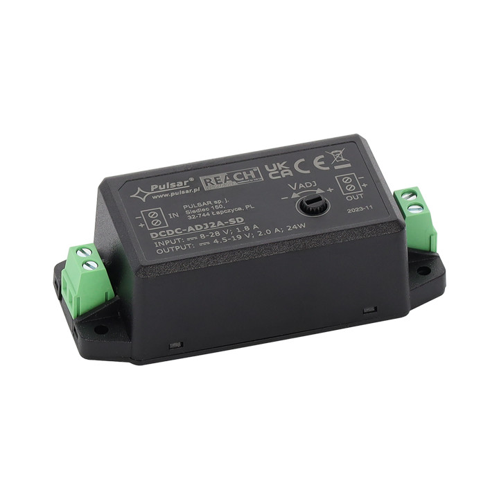 PULSAR DCDC-ADJ2A-SD Adjustable DC-DC Converter