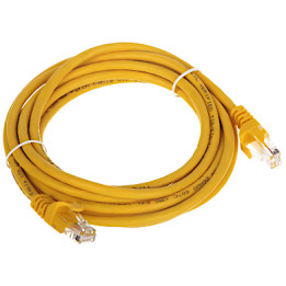 Cable de conexión Ethernet RJ45/3.0-AMARILLO 3m RJ45 Cat5e/6 Amarillo