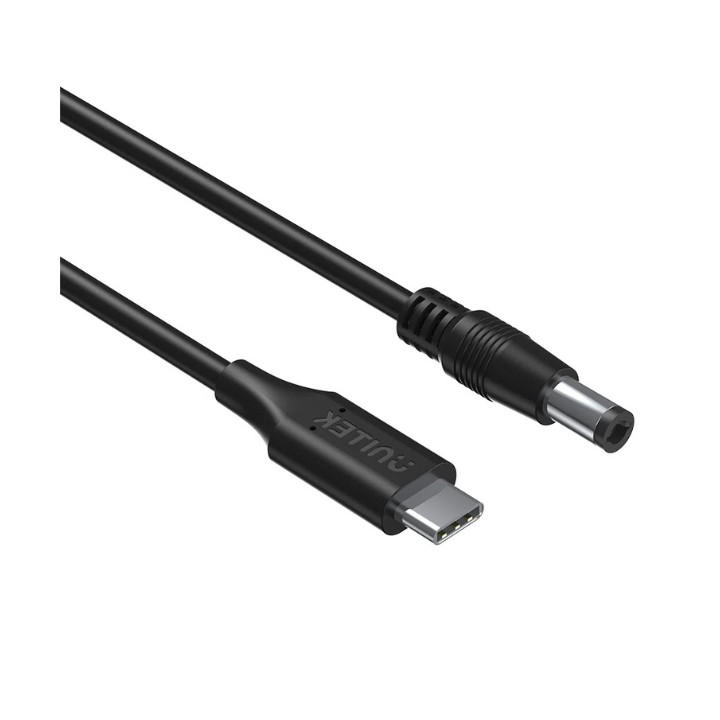 UNITEK C14116BK-1.8M USB-C to DC 2.5/5.5 Power Cable 1.8m