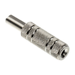Conector Jack Hembra de 3.5mm JACK-G/3.5/S/MET - Toma de Audio Metálica