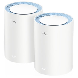 Cudy M1200(2-Pack) AC1200 двухдиапазонная Wi-Fi Mesh система, 2 узла, белый