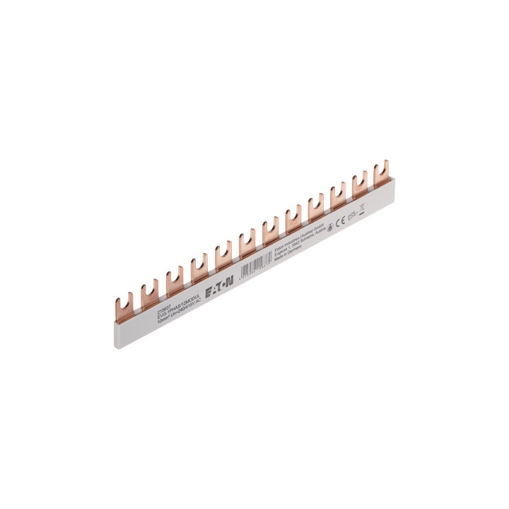 EATON EVG-1PHAS/12M Screw-Type Busbar 12 Module 1-Phase 12A 230/400V AC