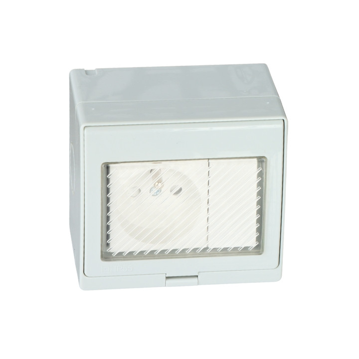 ATLO ATLO-S1IP5-SW Surface Mounted Socket with Switch 220-240V 10A