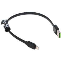 Green Cell KABGC02 USB-A to Lightning Cable 0.25 m GCmatte