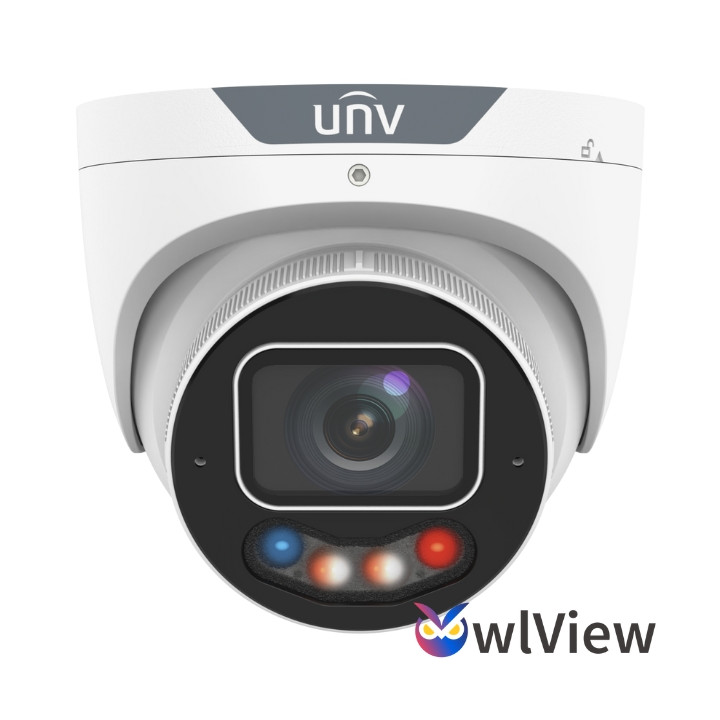 UNIVIEW IPC3638SE-ADF28KMC-WP-I1 8MP IP Camera Tri-Guard 3.0 OwlView Plus 2.8mm