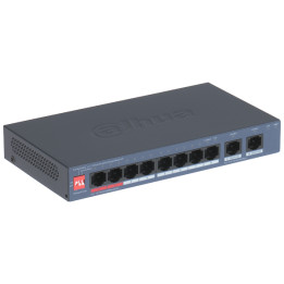 DAHUA CS4010-8GT-110 10-Port PoE Switch, 8 PoE Ports
