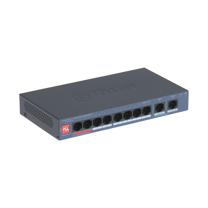 DAHUA CS4010-8GT-110 10-Port PoE Switch, 8 PoE Ports
