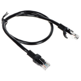 Patch Cord RJ45 0.5m Negro - Cable Ethernet RJ45/0.5-NEGRO